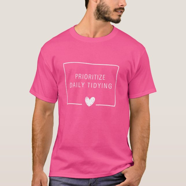 T-shirt Priorité Motivationnelle Quotidienne Tiding Women  (Devant)