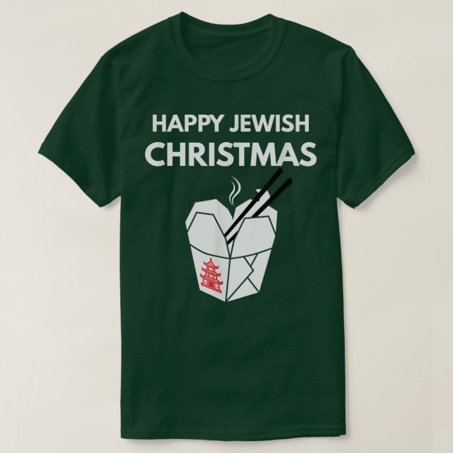 T-shirt Prise de contrôle chinoise de Noël des juifs (Design devant)