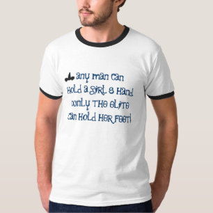 T-shirt "Prise d'élite pièce en t masculine de pom-pom
