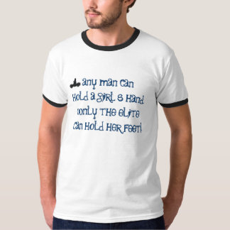 T-shirt "Prise d'élite pièce en t masculine de pom-pom
