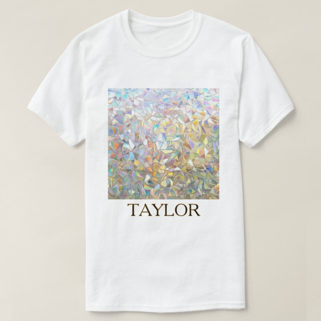 T-shirt Prismatic Stained Glass Effect - Rainbow Prismatic (Design devant)