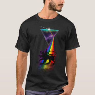 T-shirt Prisme rétro vintage Cerberus
