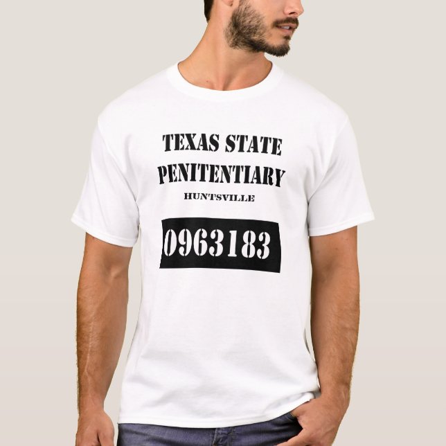T-SHIRT PRISON D'ÉTAT DU TEXAS (Devant)