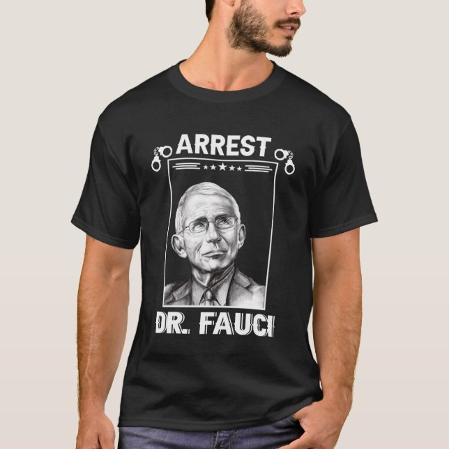 T-shirt Prison Dr Fauci Patriotic Defund Anti Fauci (Devant)