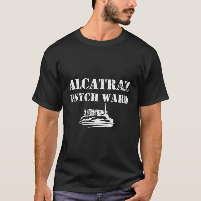 T-shirt Prisonnier de la prison d'Alcatraz Prison de déten (Devant)
