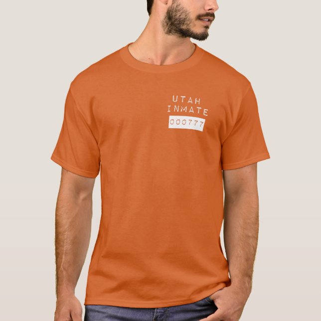 T-shirt Prisonnier de l'État de l'Utah 00777 Prison Hallow (Devant)