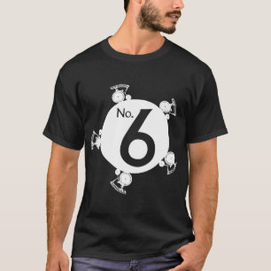 T-shirt Prisonnier Numéro 6 Retro TV Series Dangerman Vi