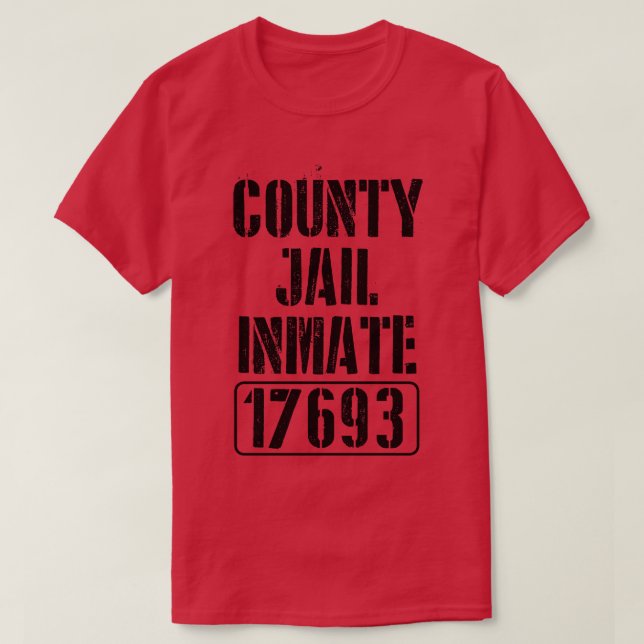 T-shirt Prisonnier Orange du comté d'Halloween (Design devant)