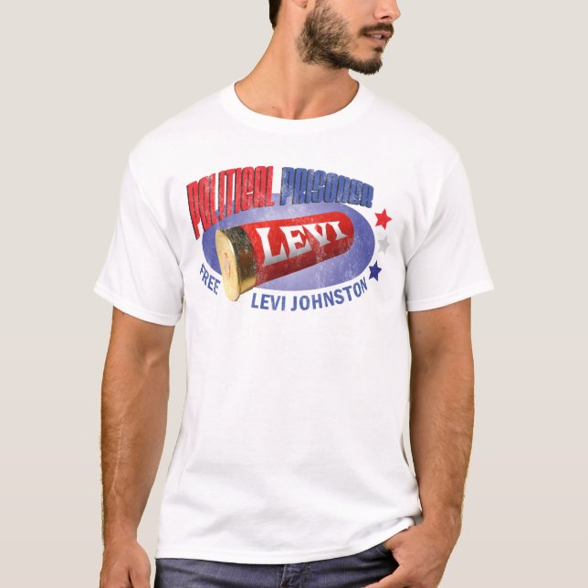 T-shirt Prisonnier politique Lévi Johnston (Devant)