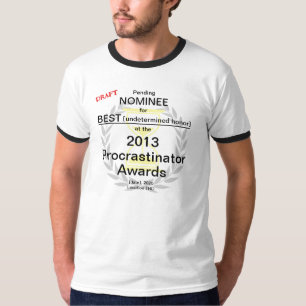 T-shirt Prix Procrastinator