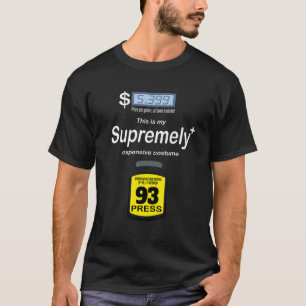 T-shirt Prix Sarcastique du gaz élevé Coût de pompe à esse