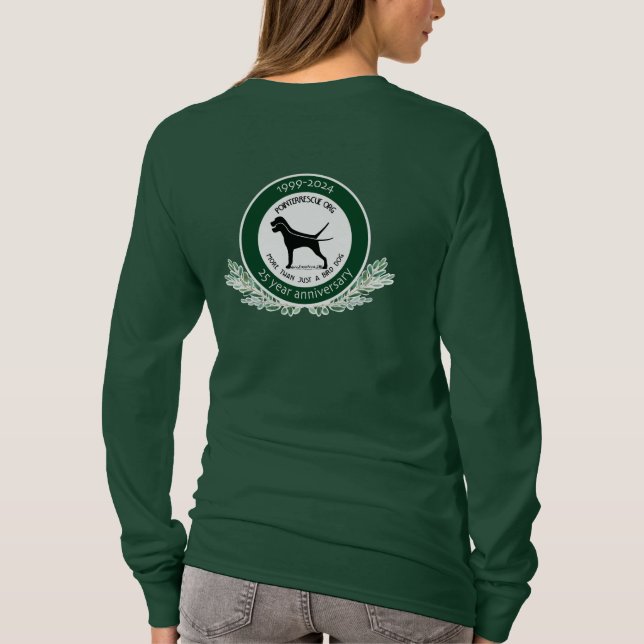 T-shirt PRO 25e anniversaire femme à manches longu (Dos)