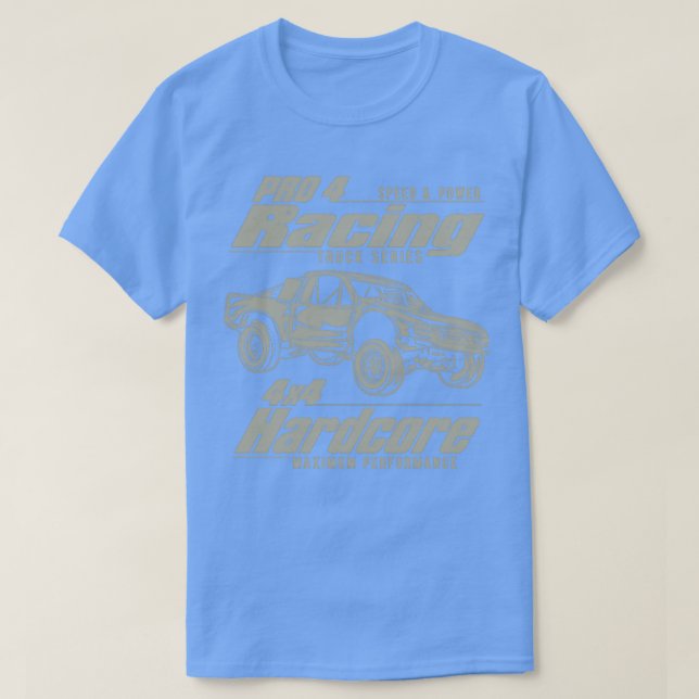 T-shirt Pro 4 Truck Racing Hardcore (Design devant)