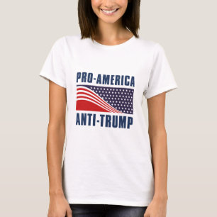 T-shirt Pro-America Anti-Trump