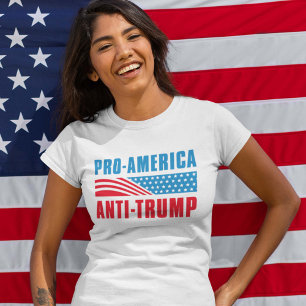 T-shirt Pro-America Anti-Trump