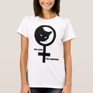 T-shirt Pro Cats Pro Feminisme