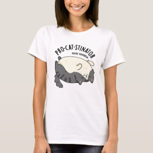 T-shirt Pro-chat-stinator Funny Fat Cat Pun