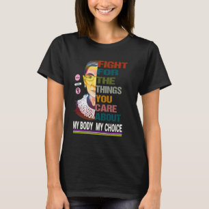 T-shirt Pro Choice Femmes Ruth Bader Ginsburg Manifestatio