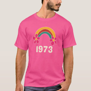 T-shirt Pro Choice Retro Vintage Rainbow 1973 Féminisme 19