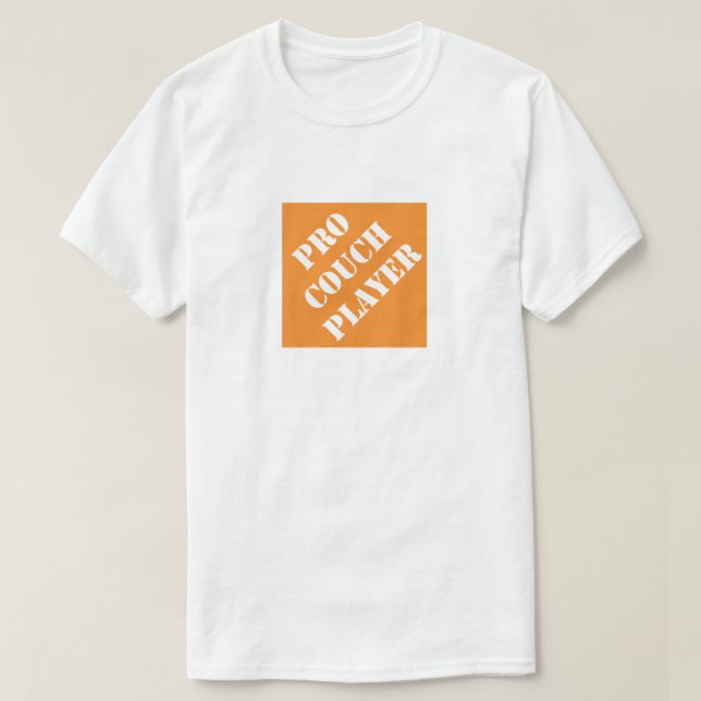 T-shirt Pro Couch Player Funny Papa Fête des pères humoris (Design devant)