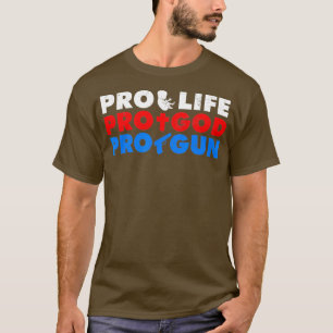 T-shirt pro dieu pro anti-avortement pour une manifestatio