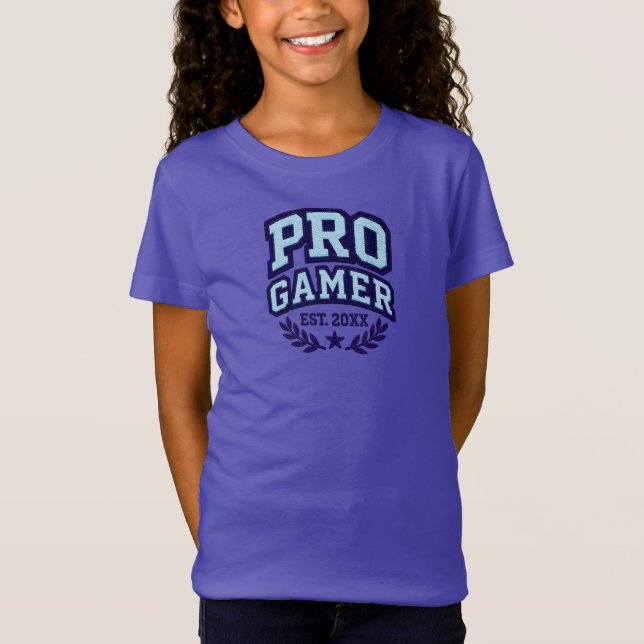 T-Shirt PRO GAMER — Varsity Chenille Patch (Devant)