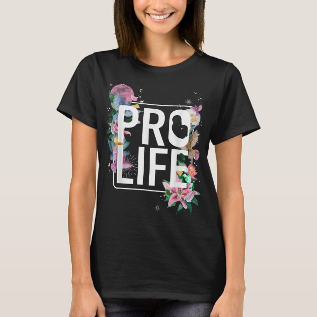 T-shirt Pro Life Prolife (Devant)