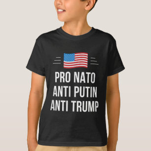 T-shirt Pro Nato - Anti Poutine - Anti Trump - , Small