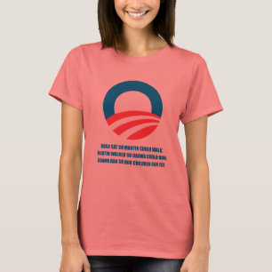 T-shirt Pro-Obama - MARTIN A MARCHÉ AFIN QUE OBAMA PUISSE 