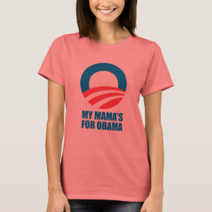 T-shirt Pro-Obama - MON MAMA POUR OBAMA