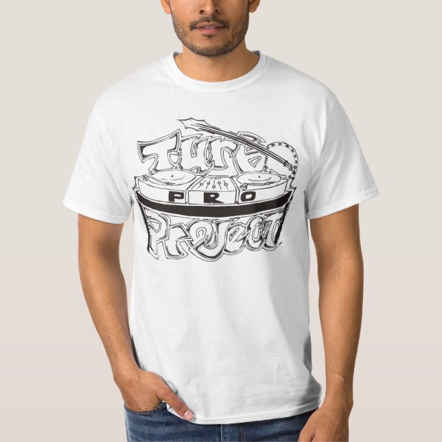 T-shirt Pro pièce en t de base de Turbo (Devant)