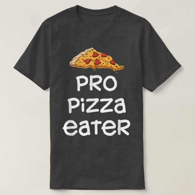 T-shirt Pro Pizza Eater4789 (Design devant)