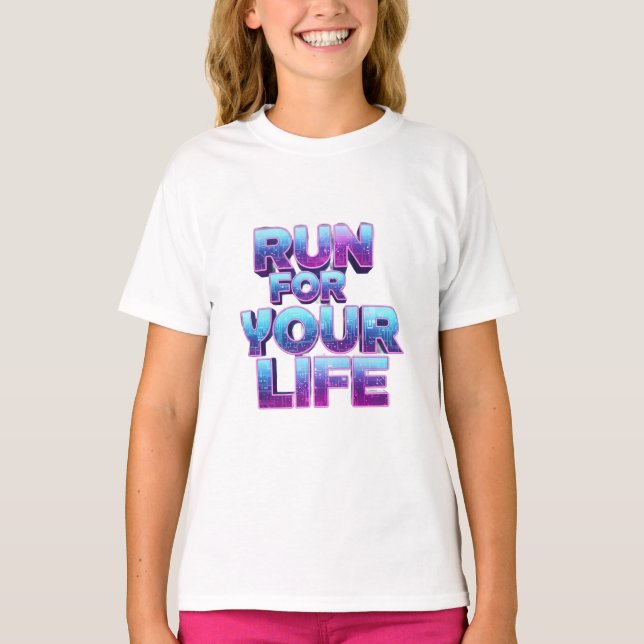 T-shirt Pro Running Motivation (Devant)