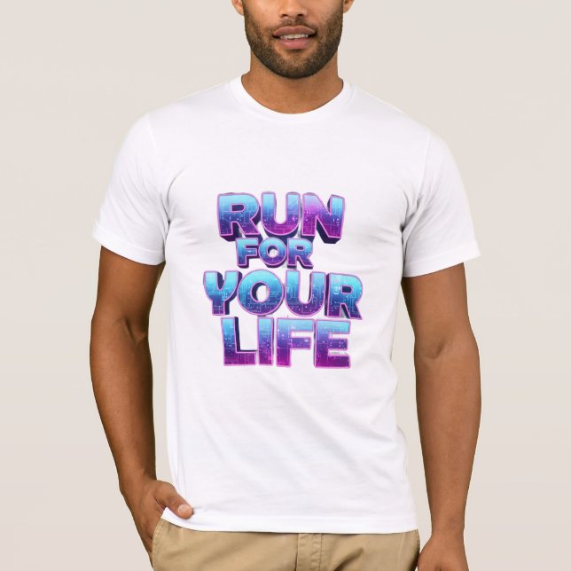 T-shirt Pro Running Motivation (Devant)