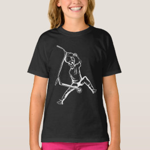 T-shirt Pro Scooter Free Rider Traces