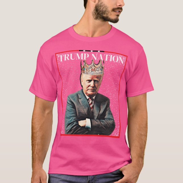 T-shirt Pro-Trump Ultra Maga - Maga King (Devant)