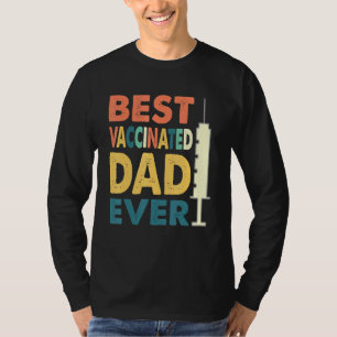 T-shirt Pro Vaccine Meilleur Papa Vacciné Jamais S
