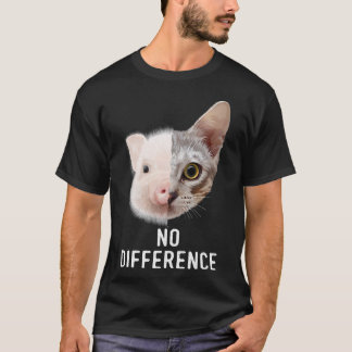 T-shirt Pro Vegan Pas de différence Bien-être animal végét