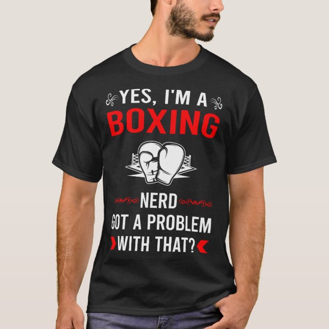T-shirt Problème de boxe (Devant)