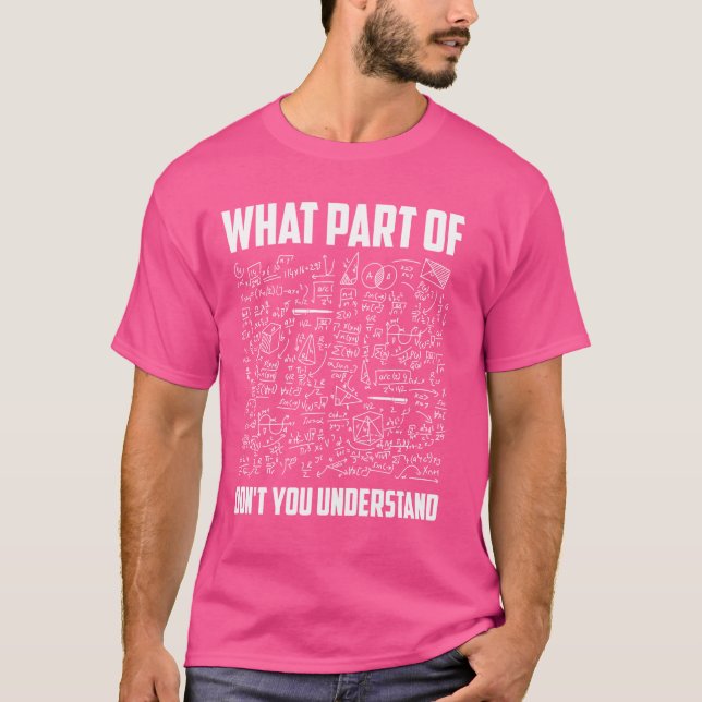 T-shirt Problème mathématique Ce que Donu2019t Vous Compre (Devant)