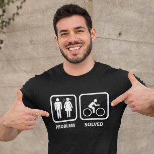 T-shirt Problème résolu du cyclisme