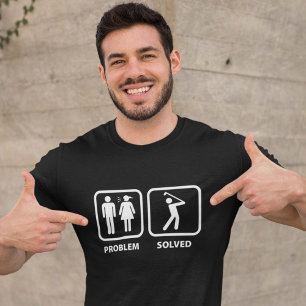 T-shirt Problème résolu Golf