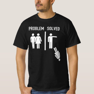 T-shirt Problème Résolu Mariage Et Divorce Pour Le Divor