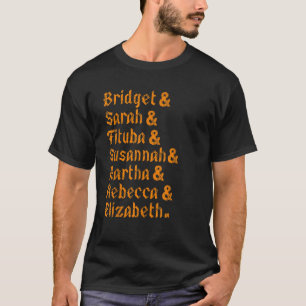 T-shirt Procès des sorcières de Salem Femmes 1692 Pile de