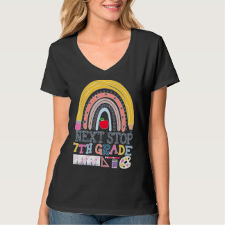 T-shirt Prochain Arrêt 7e Année Retour À L'École