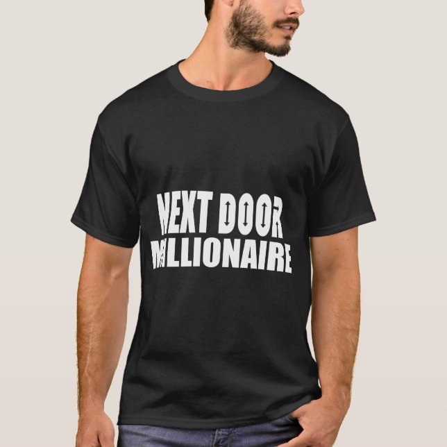T-SHIRT PROCHAIN MILLIONAIRE (Devant)