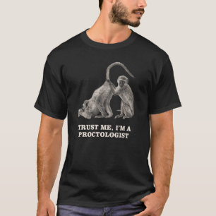 T-shirt Proctolo d'examen rectal Médicale de singe