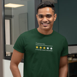 T-shirt Proctoscopie-Peu de risque, léger inconfort