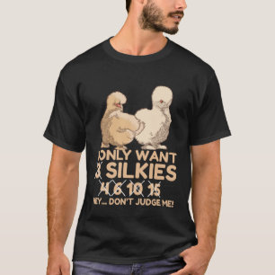 T-shirt Producteur chinois de soie Silky Silkie Poulet de 