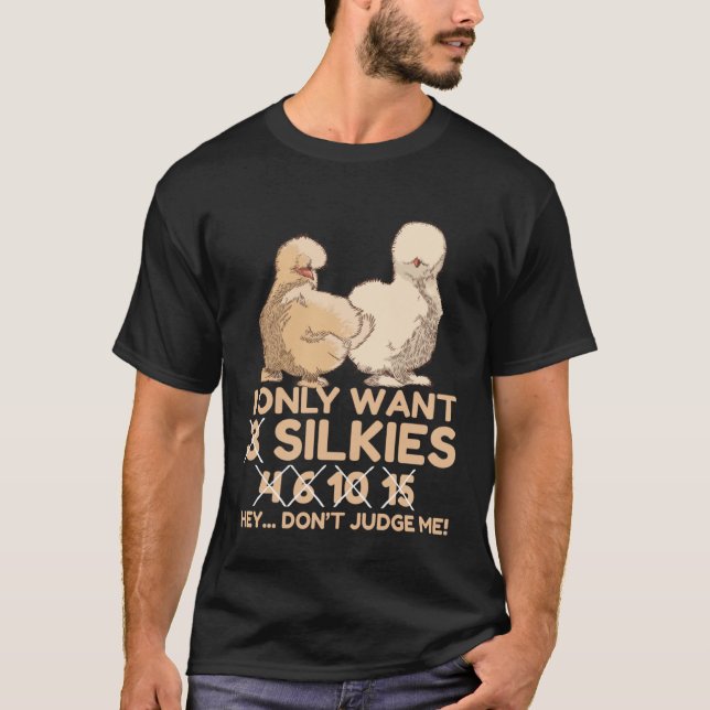 T-shirt Producteur chinois de soie Silky Silkie Poulet de  (Devant)